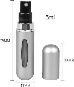 Fuzi Tools - Parfum Verstuiver - 5ML - Matt Grijs - Hervulbaar - Reisflesje - Mini Parfum Flesje -Parfum Winkel 1020x1200 6