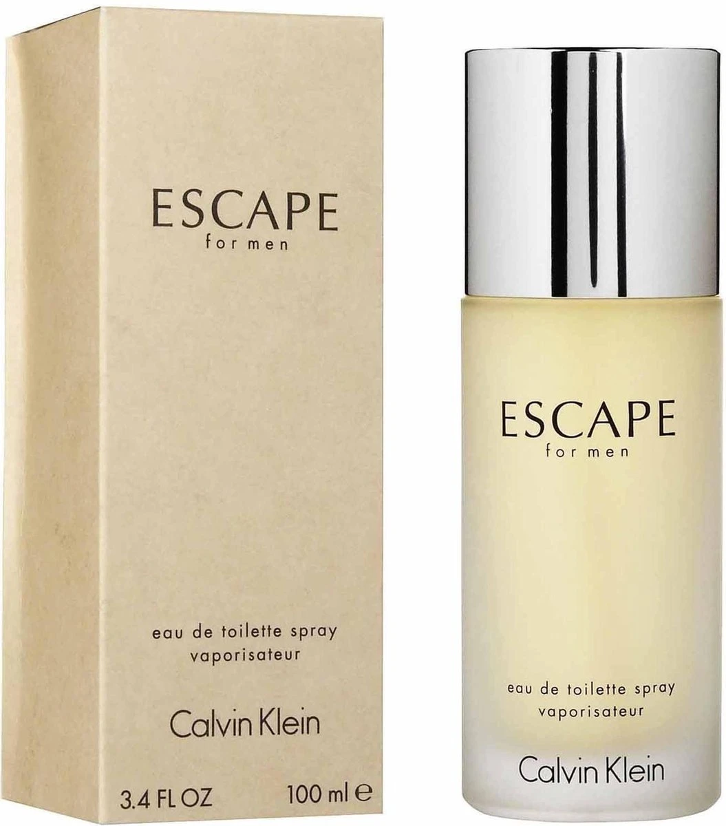 Calvin Klein Escape 100 Ml - Eau De Toilette - Herenparfum 2 Calvin Klein Escape 100 Ml - Eau De Toilette - Herenparfum - Afbeelding 2
