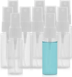 Belle Vous Mini 20ml Verstuiver Spray Flesjes (30 Pak) - Fijne Mist Spray Flesjes Met Doppen - Navulbaar Anti Lek Plastic Fles Voor Schoonmaken, Parfums, Essentiele Oliën – Reisformaat -Parfum Winkel 1113x1200 4