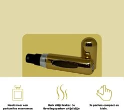 Cetins - Parfum Verstuiver Navulbaar - Mini Parfum Flesje - Reisflesje – Goud -Parfum Winkel 1200x1058 5