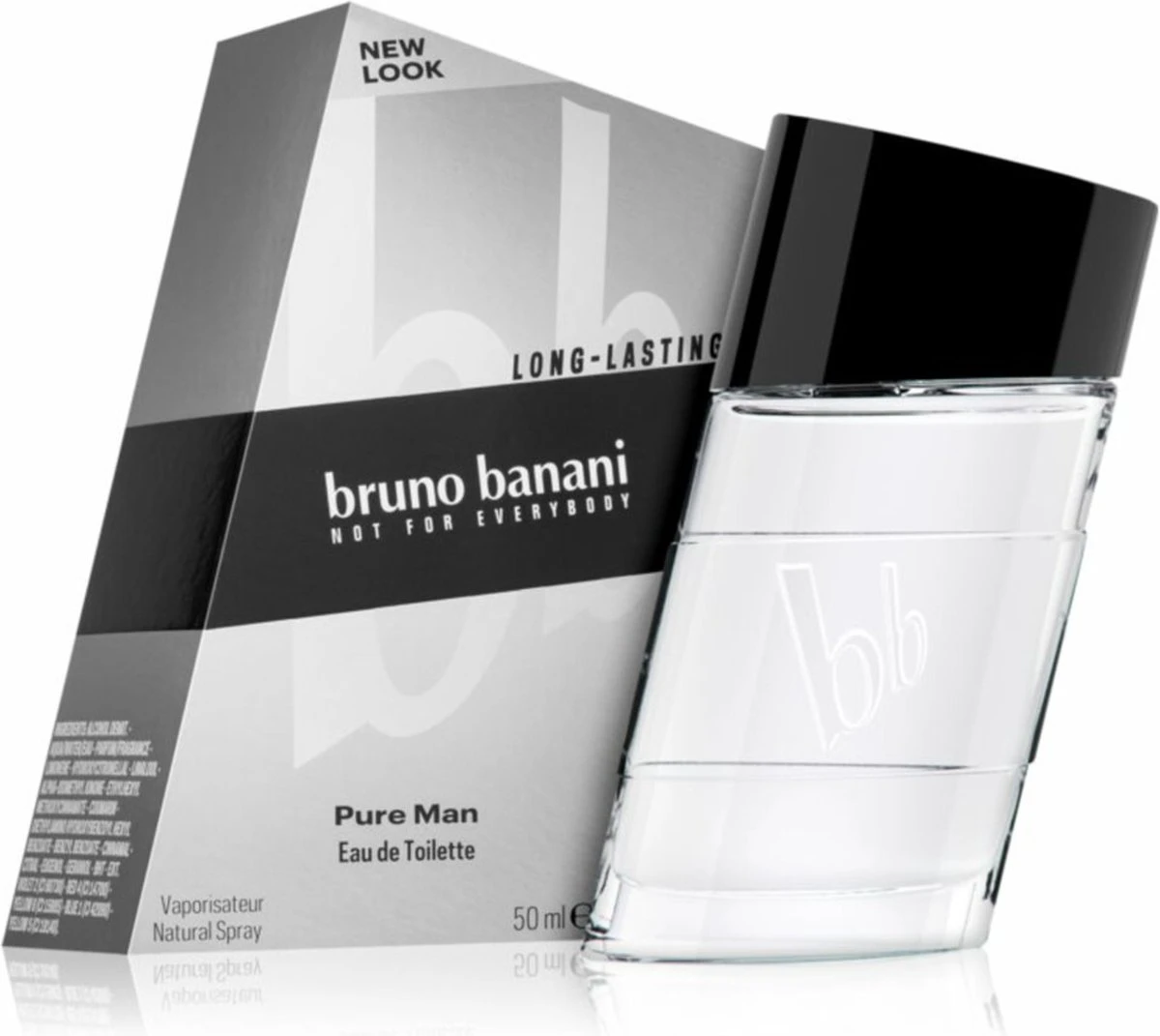 Bruno Banani Pure Man Eau De Toilette Spray 50 Ml 2 Bruno Banani Pure Man Eau De Toilette Spray 50 Ml - Afbeelding 2