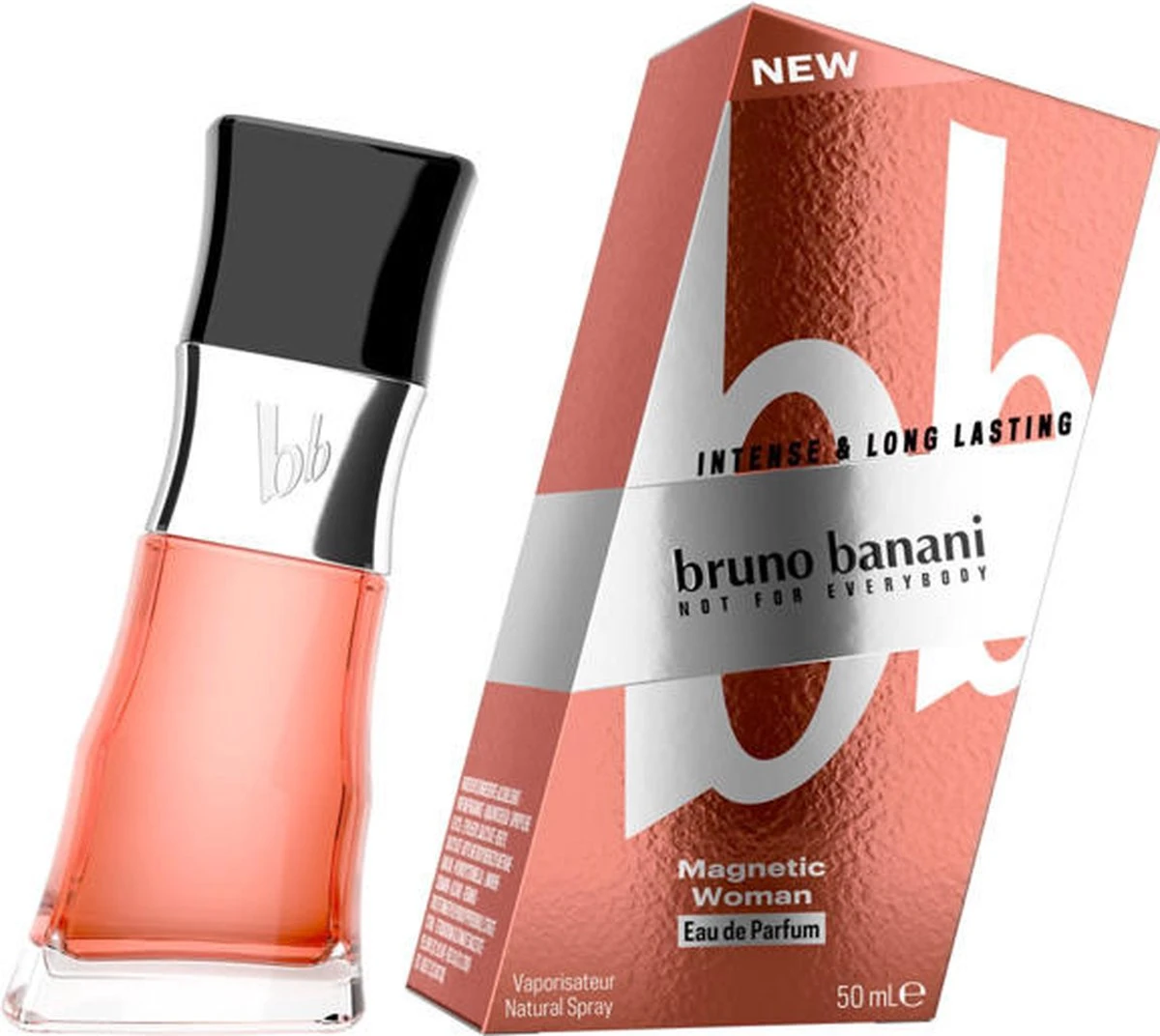 Bruno Banani Magnetic Woman - 50 Ml - Eau De Parfum Spray - Damesparfum 1 Bruno Banani Magnetic Woman - 50 Ml - Eau De Parfum Spray - Damesparfum