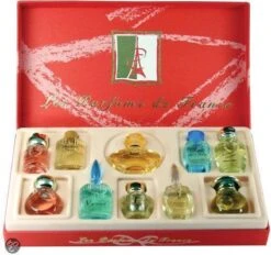 Charrier Franse Parfum Geschenkset - 10 Miniaturen - Geurengeschenkset -Parfum Winkel 1200x1125 2