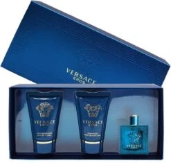 Versace - Eros Gift Of Mini 5 Ml, And Eros 25 Ml (After Shave Balm) Eros 25 Ml - Eau De Toilette - 5ML -Parfum Winkel 1200x1141 5