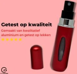 Cetins - Parfum Verstuiver Navulbaar - Mini Parfum Flesje - Reisflesje – Matt Rood 9 Cetins - Parfum Verstuiver Navulbaar - Mini Parfum Flesje - Reisflesje – Matt Rood -Parfum Winkel 1200x1165 3
