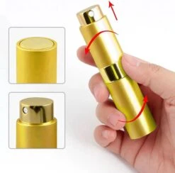 Scenty - Parfum Verstuiver Navulbaar - Mini Parfum Flesje - Reisflesje - Goud -Parfum Winkel 1200x1183 6