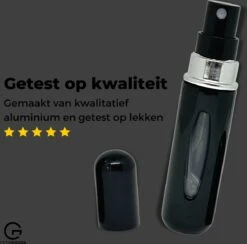 Cetins - Parfum Verstuiver Navulbaar - Mini Parfum Flesje - Reisflesje – Zwart -Parfum Winkel 1200x1187 3