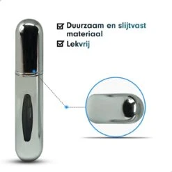 MaxedMore Navulbare Parfumverstuiver 5ml Zilver - 65 Keer Spraybare Parfum Verstuiver - Hervulbaar Tasverstuiver Voor Parfum - Meeneem Mini Geur Flesje Voor Op Reis - Lipstick Formaat Navulbaar Parfumflesje 17 MaxedMore Navulbare Parfumverstuiver 5ml Zilver - 65 Keer Spraybare Parfum Verstuiver - Hervulbaar Tasverstuiver Voor Parfum - Meeneem Mini Geur Flesje Voor Op Reis - Lipstick Formaat Navulbaar Parfumflesje -Parfum Winkel 1200x1200 400