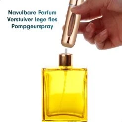 Merkloos Parfum Spray - Navulbare Parfum Verstuiver - Navulling Voor Parfum - Parfumverstuiver - Goudkleurig -Parfum Winkel 1200x1200 407