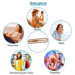 Merkloos Parfum Spray - Navulbare Parfum Verstuiver - Navulling Voor Parfum - Parfumverstuiver - Goudkleurig -Parfum Winkel 1200x1200 413