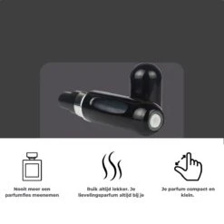 Cetins - Parfum Verstuiver Navulbaar - Mini Parfum Flesje - Reisflesje – Zwart -Parfum Winkel 1200x1200 429