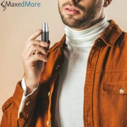 Mini Parfum Flesje 2-PACK Zwart En Zilver| Lipstick Formaat Navulbare Parfum Verstuiver -Parfum Winkel 1200x1200 445