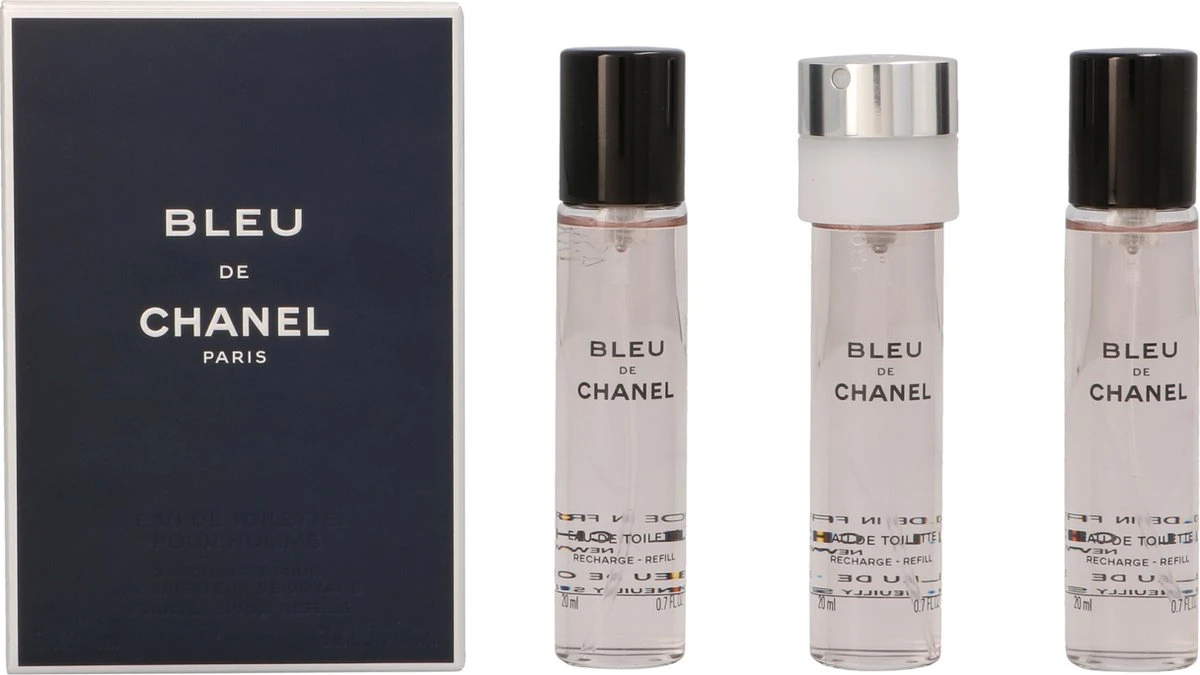 Chanel - Bleu De Chanel Refill EDT 3x 20 Ml 4 Chanel - Bleu De Chanel Refill EDT 3x 20 Ml - Afbeelding 4