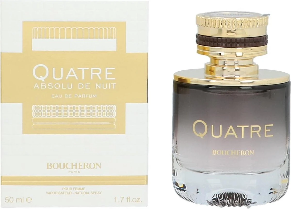 Boucheron - Quatre Absolue De Nuit Pour Femme - Eau De Parfum - 50ML 3 Boucheron - Quatre Absolue De Nuit Pour Femme - Eau De Parfum - 50ML - Afbeelding 3