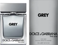 Dolce & Gabbana The One For Men Grey - 50 Ml - Eau De Toilette Spray - Herenparfum -Parfum Winkel 1200x938