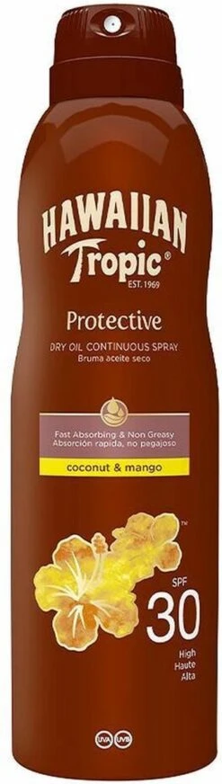 Zonnebrand Spray Hawaiian Tropic SPF 30 Kokosnoot Mango (180 Ml) 5 Zonnebrand Spray Hawaiian Tropic SPF 30 Kokosnoot Mango (180 Ml) -Parfum Winkel 340x1200 1