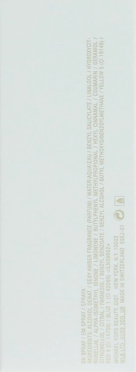 Michael Kors Sexy Amber 50 Ml - Eau De Parfum - Damesparfum 4 Michael Kors Sexy Amber 50 Ml - Eau De Parfum - Damesparfum - Afbeelding 4