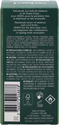 Cacharel Bundel: Cacharel Anais Anais L'Original Edt Spray 100ml + Cacharel Eden Edp Spray 50ml -Parfum Winkel 571x1200 4