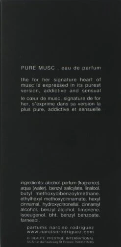 Narciso Rodriguez Pure Musc 100 Ml - Eau De Parfum - Damesparfum -Parfum Winkel 588x1200