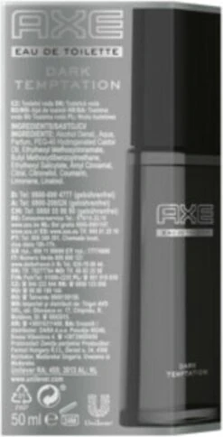 4x Axe Dark Temptation Eau De Toilette Spray 50 Ml -Parfum Winkel 612x1200