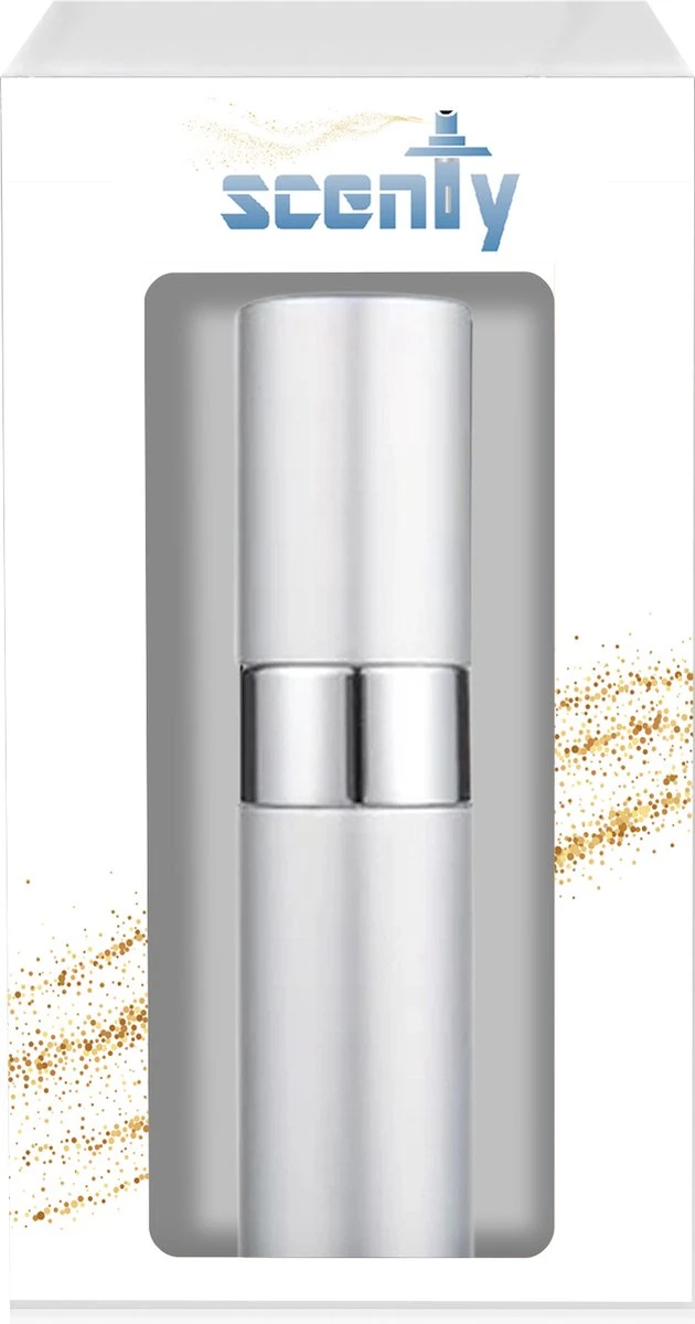 Scenty - Parfum Verstuiver Navulbaar - Mini Parfum Flesje - Reisflesje - Zilver 5 Scenty - Parfum Verstuiver Navulbaar - Mini Parfum Flesje - Reisflesje - Zilver - Afbeelding 5
