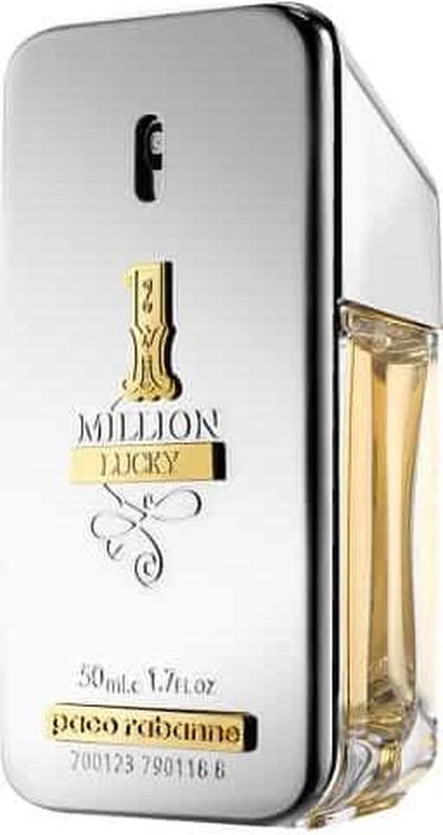 Paco Rabanne 1 Million Lucky 100 Ml - Eau De Toilette - Herenparfum 14 Paco Rabanne 1 Million Lucky 100 Ml - Eau De Toilette - Herenparfum - Afbeelding 14