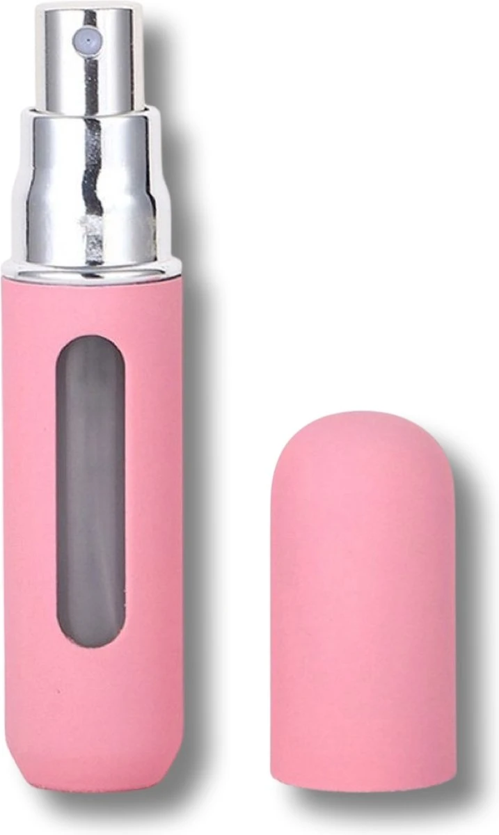 Lotis - Parfumverstuivers - Mini Flesje Navulbaar - Candy Mat Roze 2 Lotis - Parfumverstuivers - Mini Flesje Navulbaar - Candy Mat Roze - Afbeelding 2