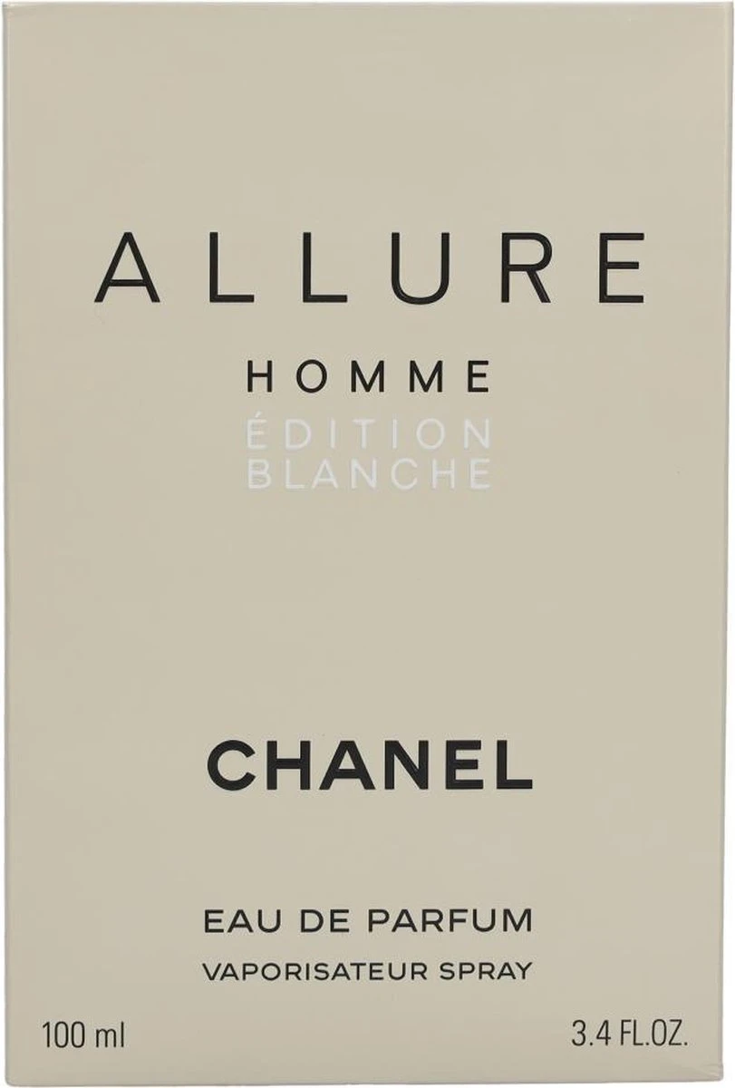 Chanel Allure Homme Edition Blanche 100 Ml - Eau De Parfum - Herenparfum 4 Chanel Allure Homme Edition Blanche 100 Ml - Eau De Parfum - Herenparfum - Afbeelding 4