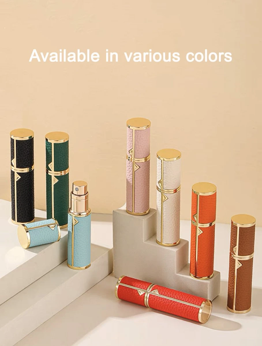 Hervulbare Parfumverstuiver-5ml-Mini Parfumverstuiver-Kleine Spuitfles Voor Parfum-Lege Parfumflesje Voor Op Reis Glasspray Draagbaar Parfumpakket Met Lederen Hoes - Mandarijn Groen 9 Hervulbare Parfumverstuiver-5ml-Mini Parfumverstuiver-Kleine Spuitfles Voor Parfum-Lege Parfumflesje Voor Op Reis Glasspray Draagbaar Parfumpakket Met Lederen Hoes - Mandarijn Groen - Afbeelding 9