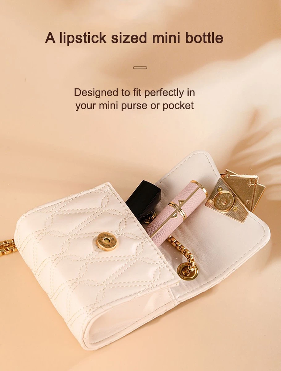 Hervulbare Parfumverstuiver-5ml-Mini Parfumverstuiver-Kleine Spuitfles Voor Parfum-Lege Parfumflesje Voor Op Reis Glasspray Draagbaar Parfumpakket Met Lederen Hoes - Mandarijn Groen 12 Hervulbare Parfumverstuiver-5ml-Mini Parfumverstuiver-Kleine Spuitfles Voor Parfum-Lege Parfumflesje Voor Op Reis Glasspray Draagbaar Parfumpakket Met Lederen Hoes - Mandarijn Groen - Afbeelding 12