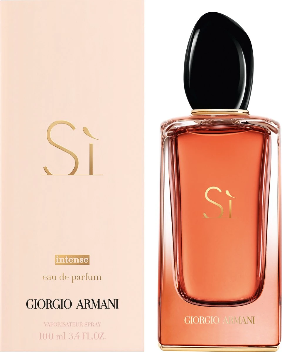 Armani - Eau De Parfum - Si Intense - 100 Ml 4 Armani - Eau De Parfum - Si Intense - 100 Ml - Afbeelding 4